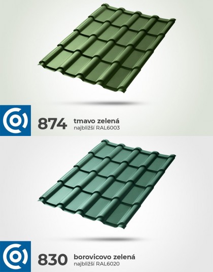 MEGA – Veľkoformátová plechová strešná krytina s vysokou vlnou