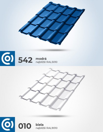 MEGA – Veľkoformátová plechová strešná krytina s vysokou vlnou