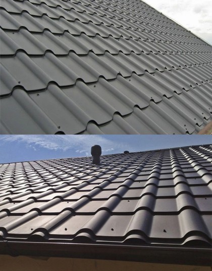 MEGA – Veľkoformátová plechová strešná krytina s vysokou vlnou