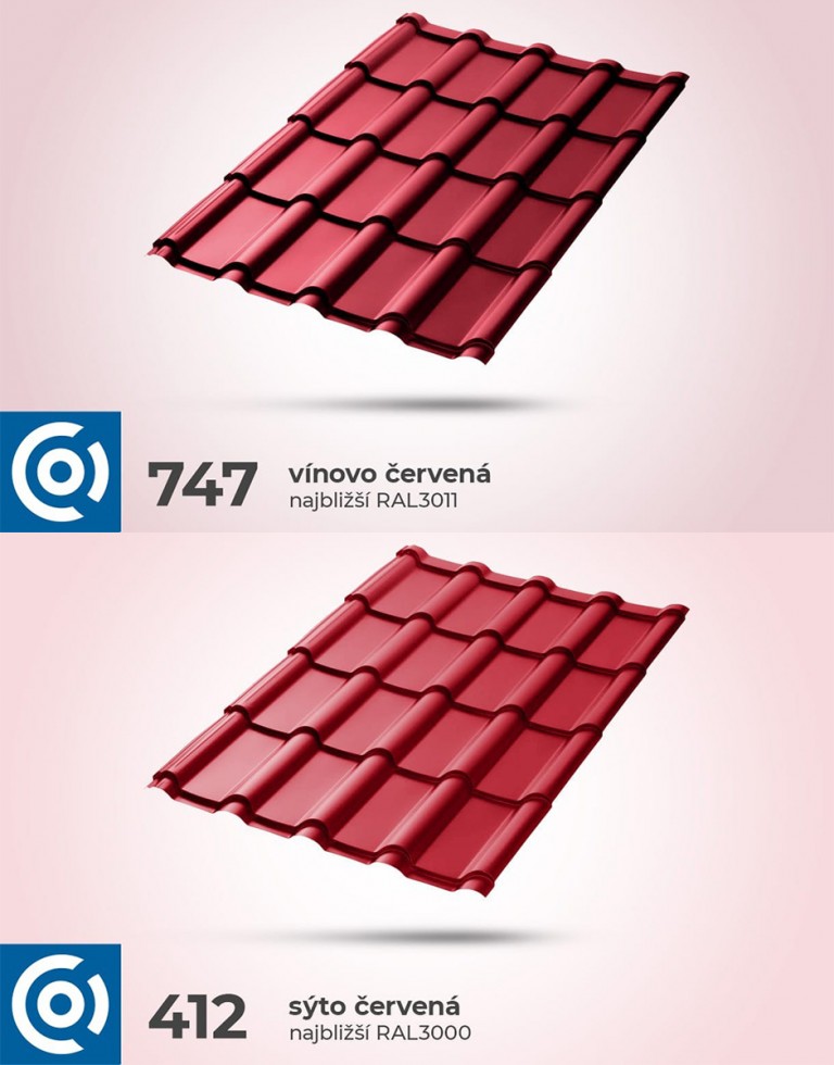 MEGA – Veľkoformátová plechová strešná krytina s vysokou vlnou