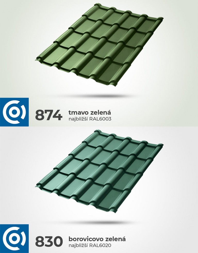 MEGA – Veľkoformátová plechová strešná krytina s vysokou vlnou