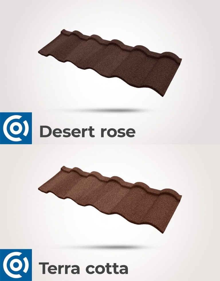 ROCA – Plechová strešná krytina s minerálnym posypom