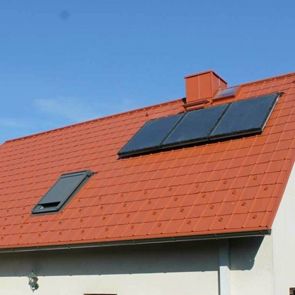 Falcovaná škridla hliníková