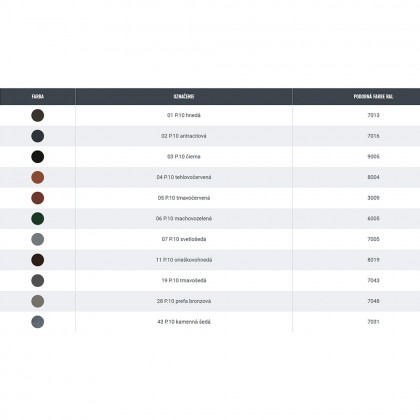 Strešný šindel DS.19 hliníkový