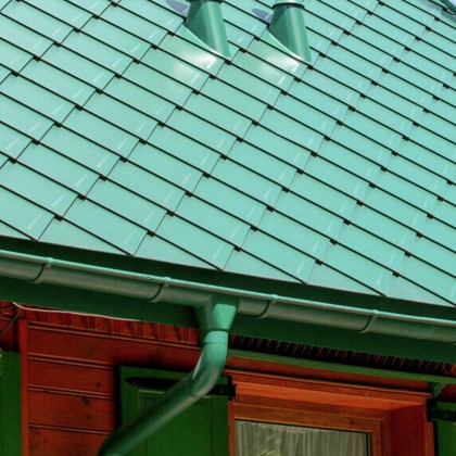 Kompletný odkvapový systém PREFA polkruhový, hliníkový