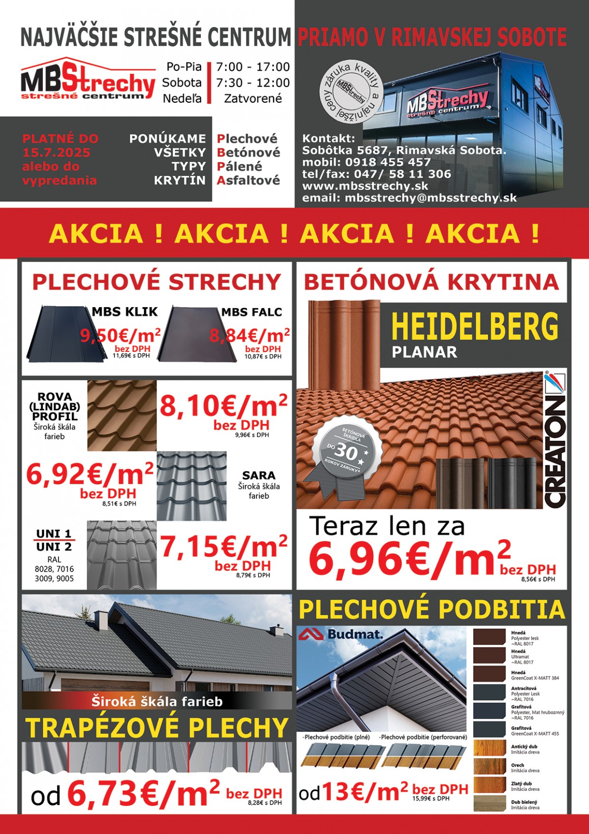 Akciový leták 2025